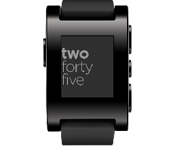 Pebble Original Smart Watch for iPhone and Android Devices - Black