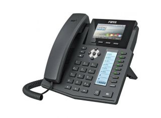 FANVIL X5S Professional VoIP desktop phone with 6 SIP accounts and 2 LCD colour screens