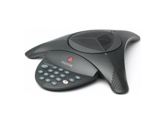 Polycom SoundStation2 Basic conference phone, non-expandable, no display