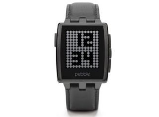 Pebble Steel Smartwatch Black Matte